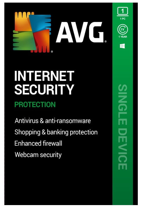 AVG Internet Security 2021 1 Device 1 Year Global