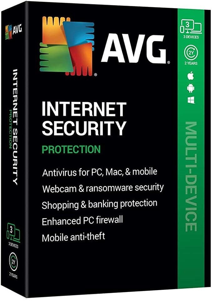 AVG Internet Security 2021 10 Devices 2 Years Global