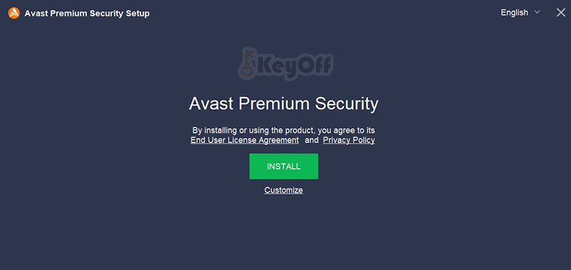 cài đặt Avast Premium Security