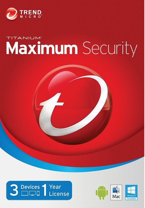 Trend Micro Maximum Security 3 Devices 1 Year key Global