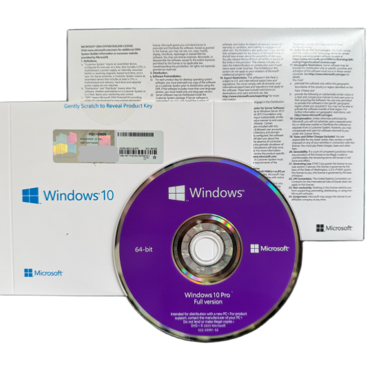Phần mềm Windows 10 Pro 64bit 1pk DSP OEI DVD (FQC-08929) 4 win 10 pro ban cung ban quyen 6