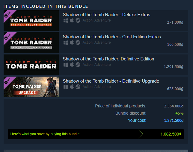 Shadow of the Tomb Raider (Definitive Edition) Steam Key 1 Shadow of the Tomb Raider (Definitive Edition) Steam Key