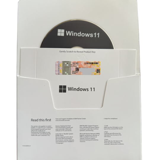 Phần mềm Windows Pro 11 x64 Eng Intl 1pk DSP OEI DVD (FQC-10528)
