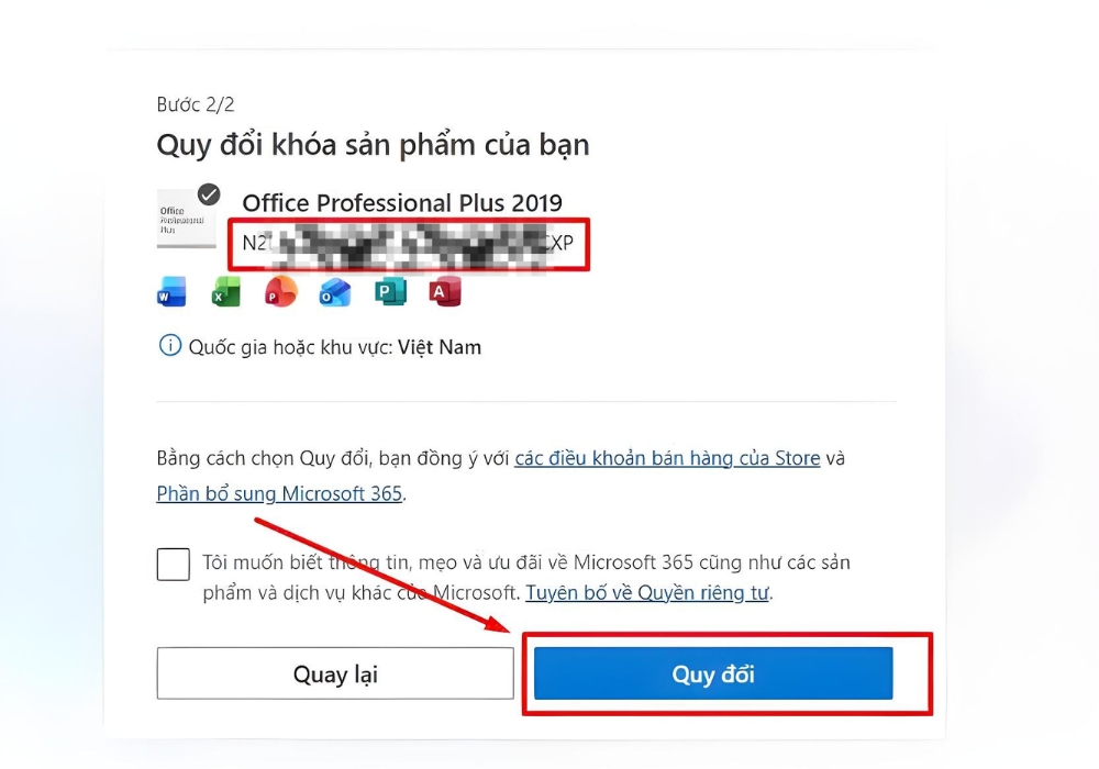 Key Office 2019 Professional Plus Bản Quyền 1PC - Key ESD Theo Tài Khoản Microsoft Của Bạn 24 key office 2019 professional plus esd 1