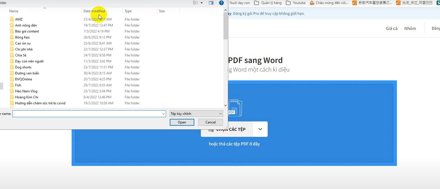 Chuyển file PDF sang Word bằng công cụ online