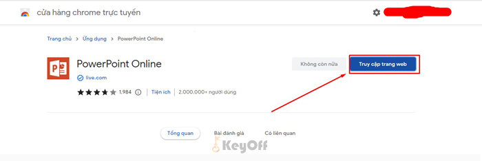 Truy cập vào Powerpoint online