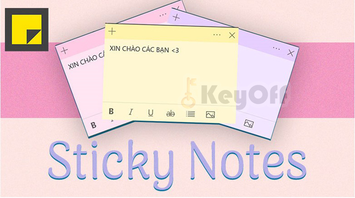 Cách ghim Sticky Note trên Desktop Windows 10