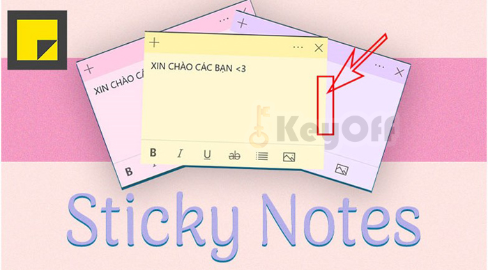 Cách ghim Sticky Note trên Desktop Windows 10