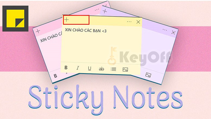 Cách ghim Sticky Note trên Desktop Windows 10