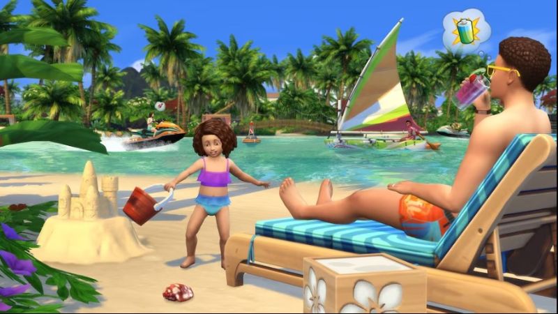 Game The Sims 4 Island Living