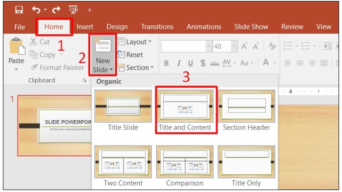 Cách Tạo Trang Trình Bày Trong PowerPoint