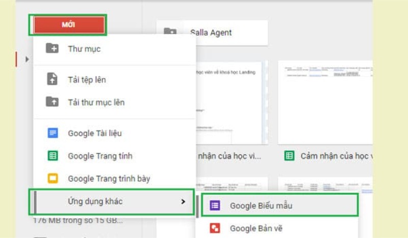 Huong dan su dung google form trong google drive2