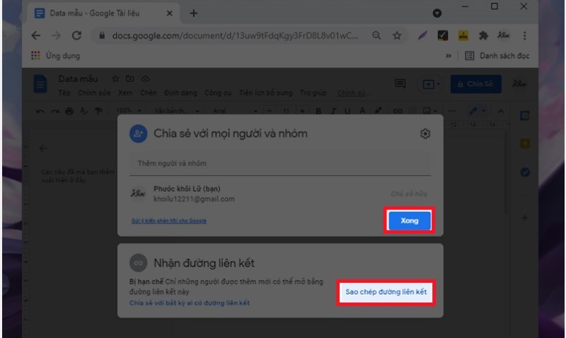 Cách Tạo File Google Doc