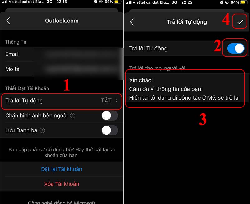 Cach tao thu tra loi tu dong trong Outlook tren dien thoai don gian3