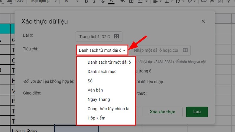 Huong dan gioi han du lieu voi Data Validation trong Google Sheets4