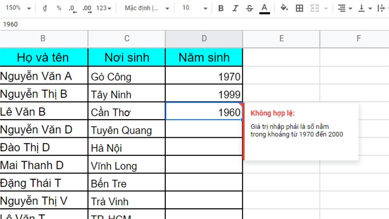 Huong dan gioi han du lieu voi Data Validation trong Google Sheets7