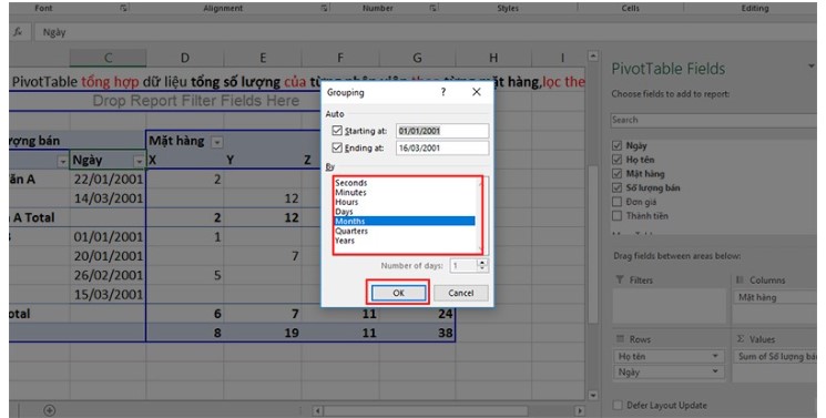 Lập Báo Cáo Bằng Pivot Table Trong Excel