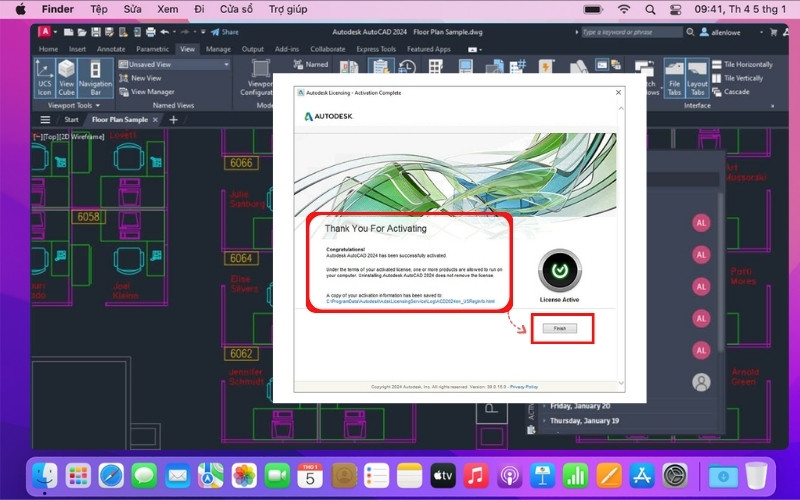 Autodesk AutoCAD 2024 cho mac 3