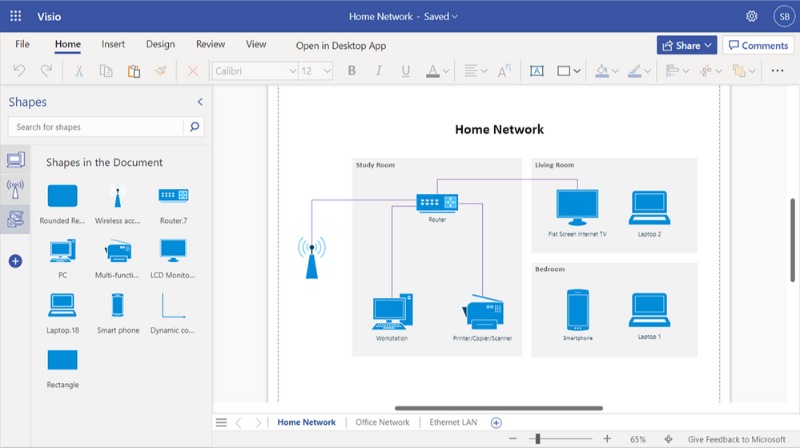 Microsoft Visio Standard 20194