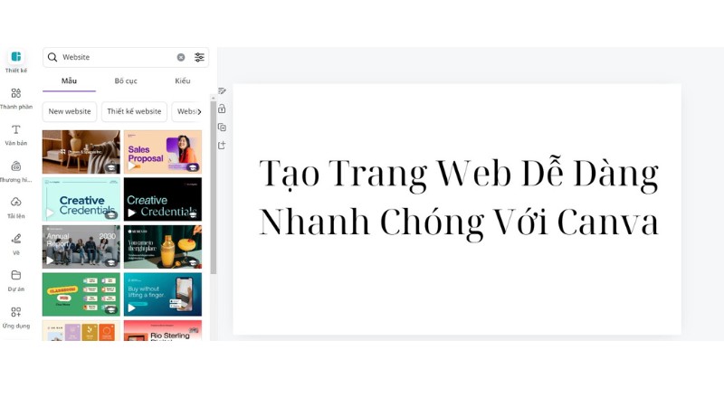 5 Bước Tạo Trang Web Dễ Dàng Nhanh Chóng Với Canva