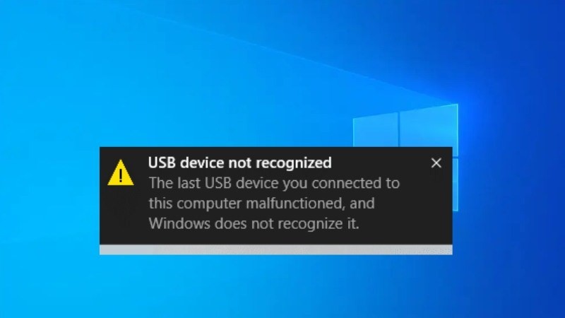 Cach khac phuc loi USB Device Not Recognized tren may tinh Windows