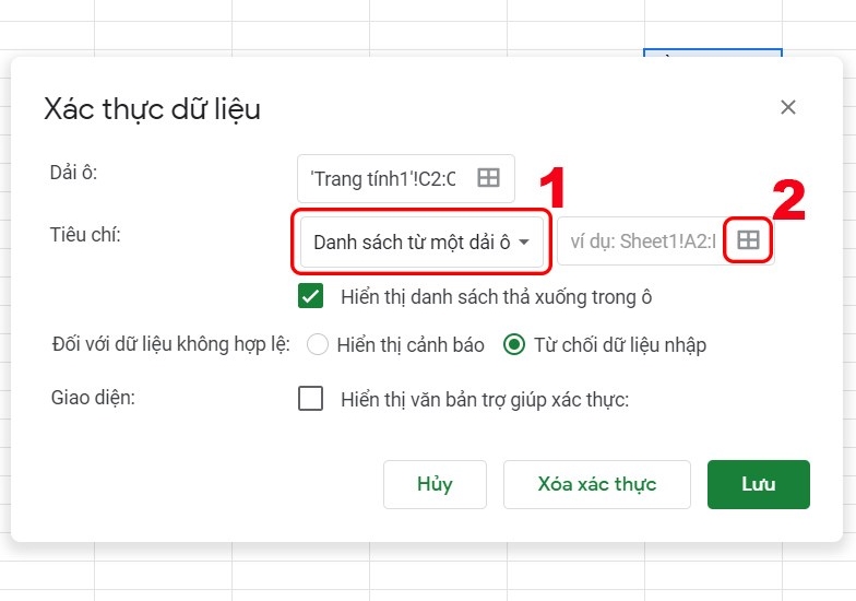 Cach tao danh sach tha xuong trong Google Sheets don gian de dang nhat4