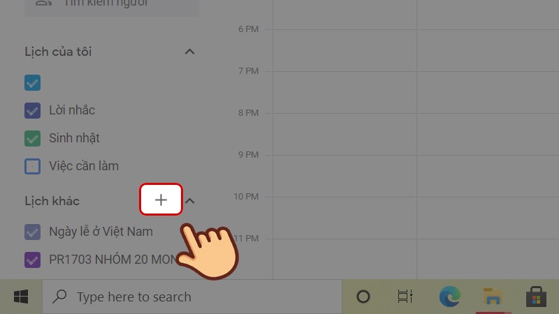 Cach tao lich moi tren Google Calendar