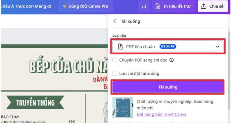 Hướng Dẫn Tạo Menu Trên Canva Đơn Giản Và Nhanh Chóng