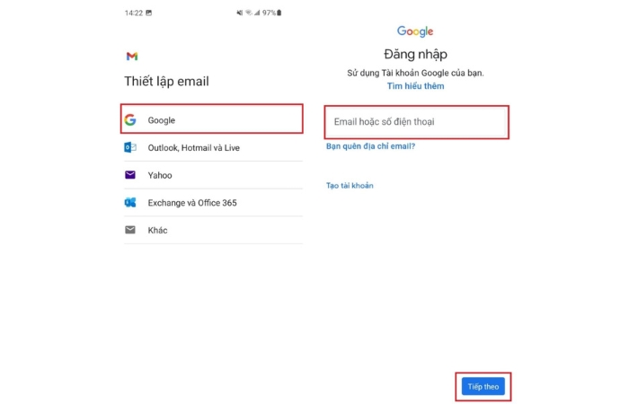 Chuyển Đổi Giữa Các Tài Khoản Gmail