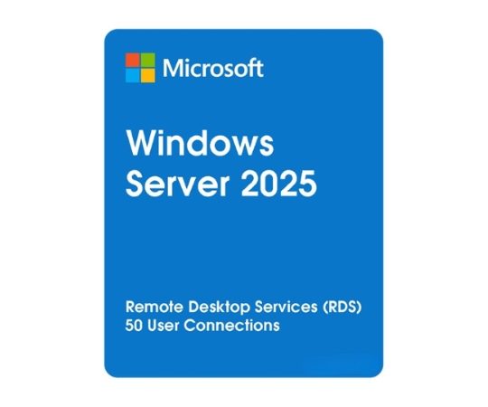 Windows Server 2025 Remote Desktop Services 50 User Connections