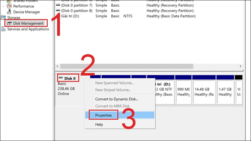 Cach De Kiem Tra O Cung Laptop La SSD Hay HDD 3