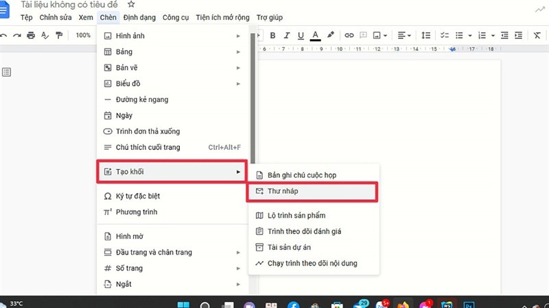 Gửi Email Với Tập Tin Google Docs