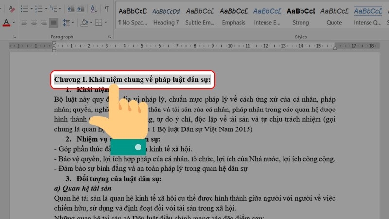 Tạo Mục Lục Trong Word 