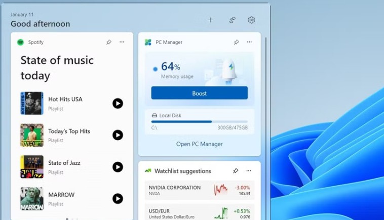 Cac Widget Huu Ich Tren Windows 11 4