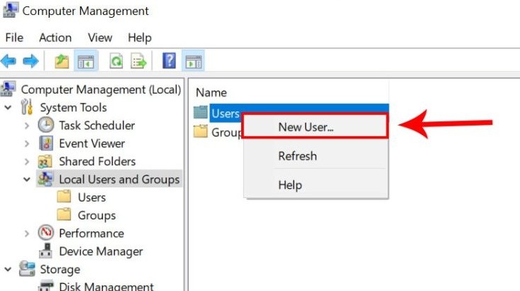 Tao tai khoan user moi tren Windows 10 19 1