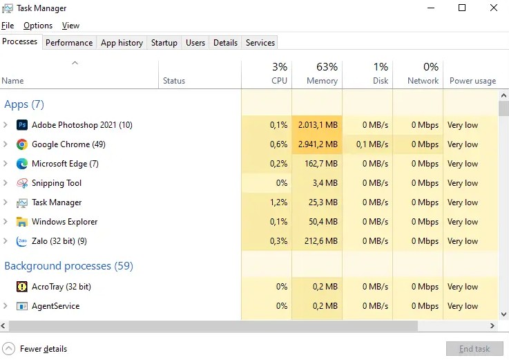 Cach su dung Task Manager de tang toc Windows 10 4