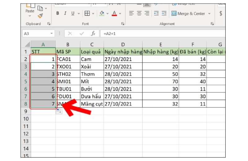 Đánh Số Thứ Tự Trong Excel 2007, 2016 Bằng Công Thức Và Chuột