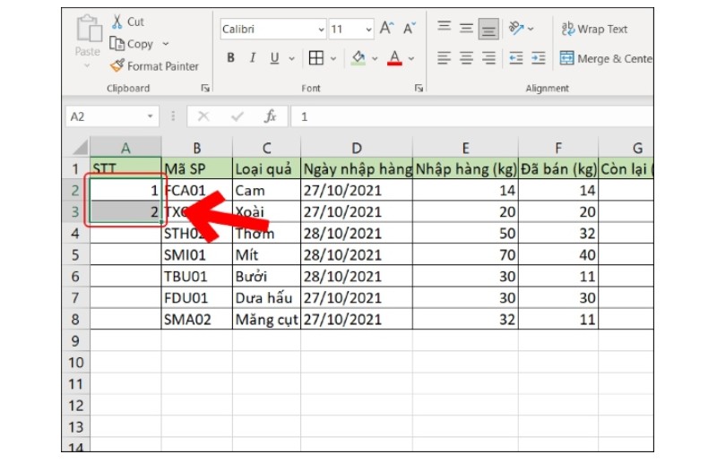 Đánh Số Thứ Tự Trong Excel 2007, 2016 Bằng Công Thức Và Chuột