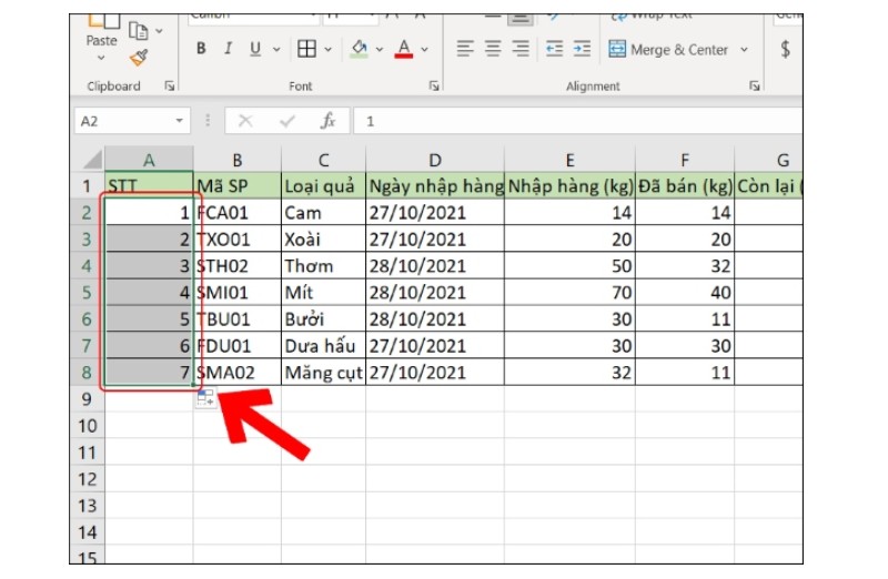 Đánh Số Thứ Tự Trong Excel 2007, 2016 Bằng Công Thức Và Chuột