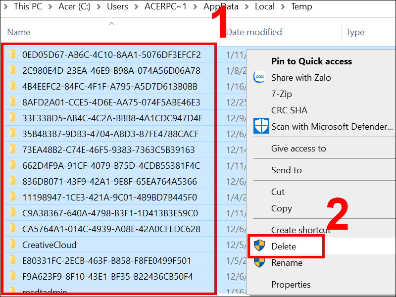 Giai phong dung luong o cung tren Windows 10 3