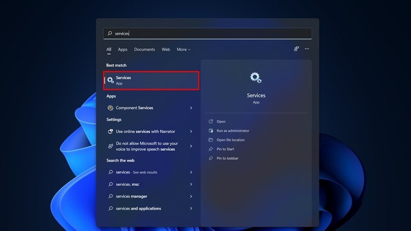 Hướng Dẫn Cách Mở Services Trong Windows 11