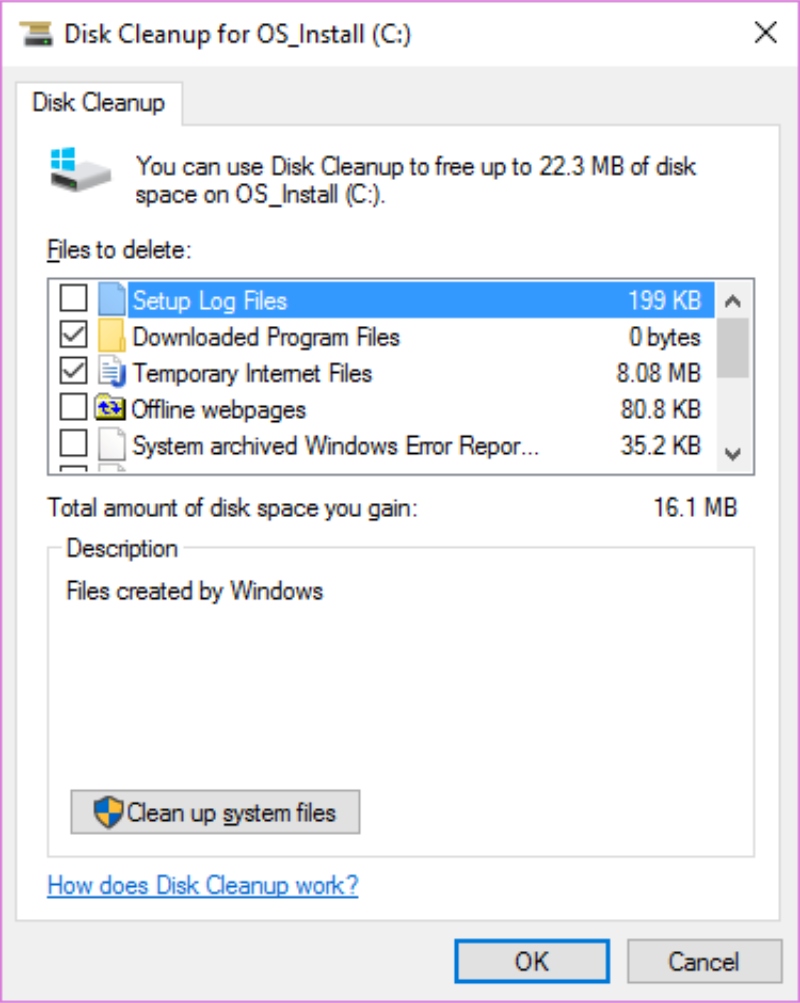 Huong Dan Dung Disk Cleanup Tren Windows 10 De Giai Phong Dung Luong O Cung