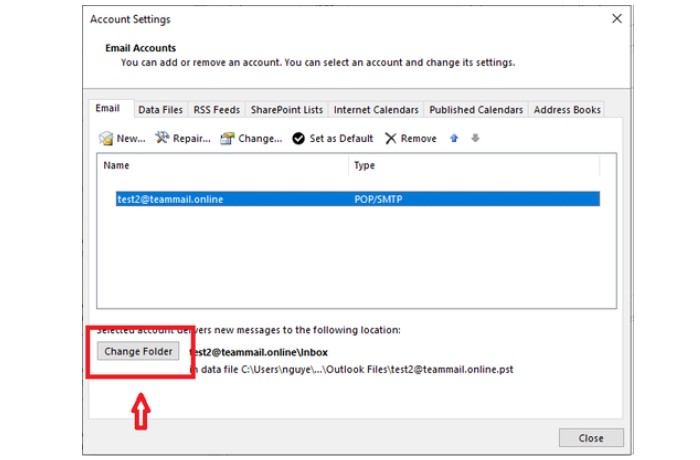 Sua loi Outlook data file cannot be accessed tren Outlook 2010 va 2013 3