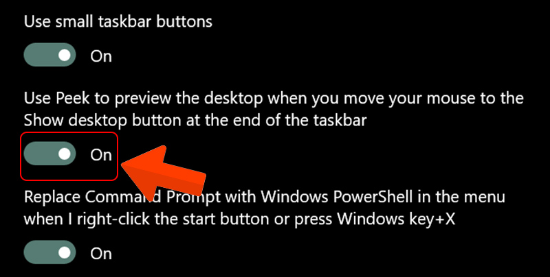 Tuy chinh thanh Taskbar tren Windows 10 10