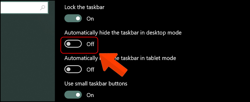 Tuy chinh thanh Taskbar tren Windows 10 5