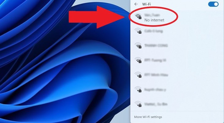 Khac phuc loi khong ket noi duoc Wi Fi tren Windows 11 3