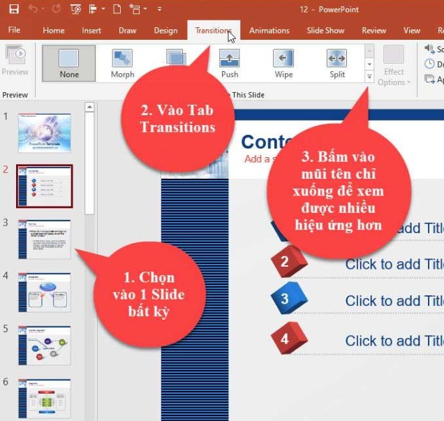 Su dung PowerPoint 2019 de tao slide animation 2