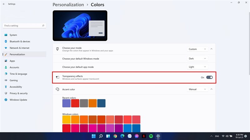 Tuy chinh Start Menu tren Windows 11 theo y muon 11