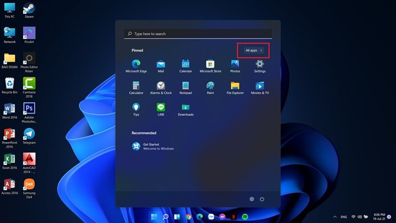 Tuy chinh Start Menu tren Windows 11 theo y muon 5