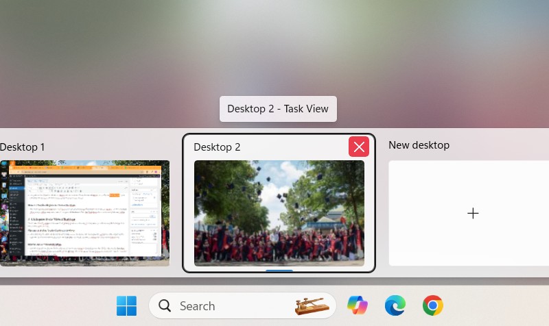 Cach su dung va quan ly Virtual Desktops tren Windows 11 3